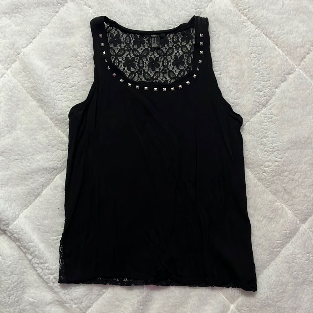Forever 21 black tank top
